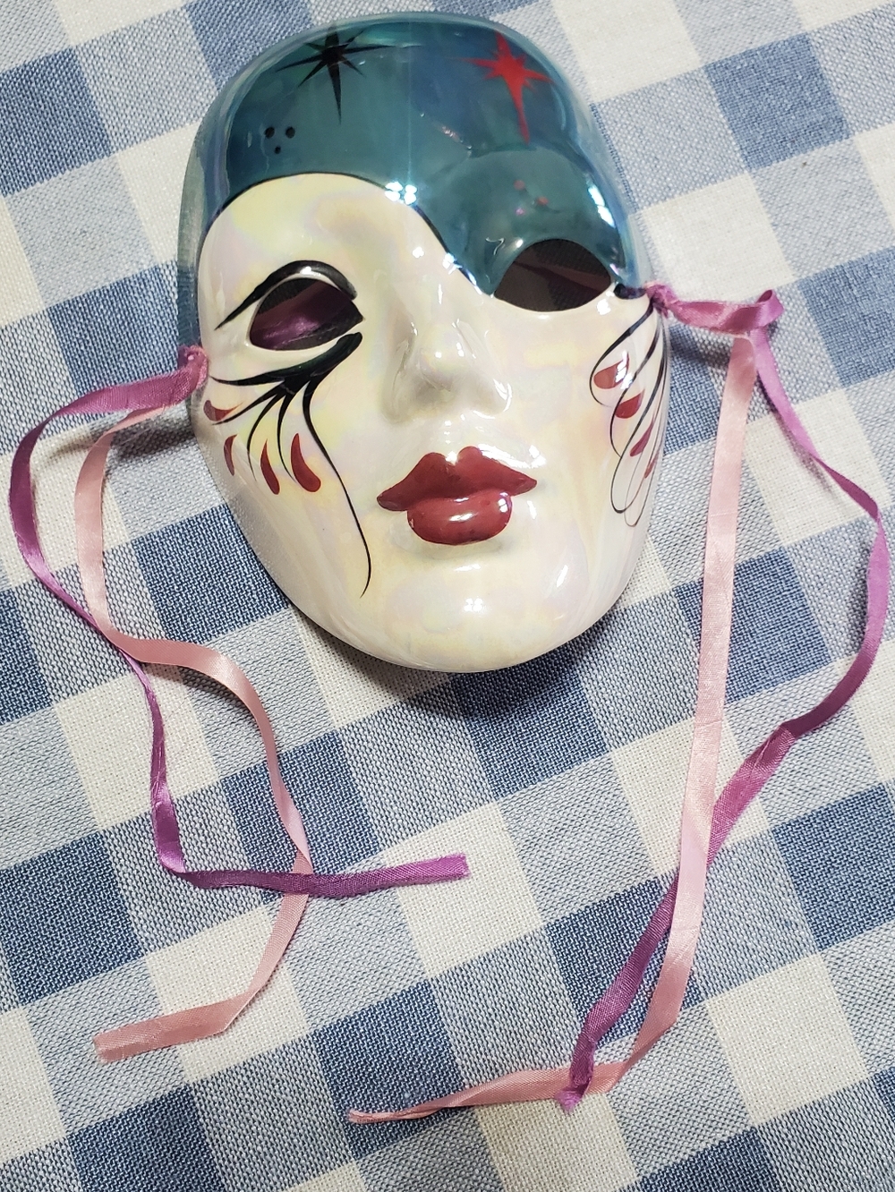 Hand-Painted Decorative Mystical Masque, Hand Crafted In New Orleans